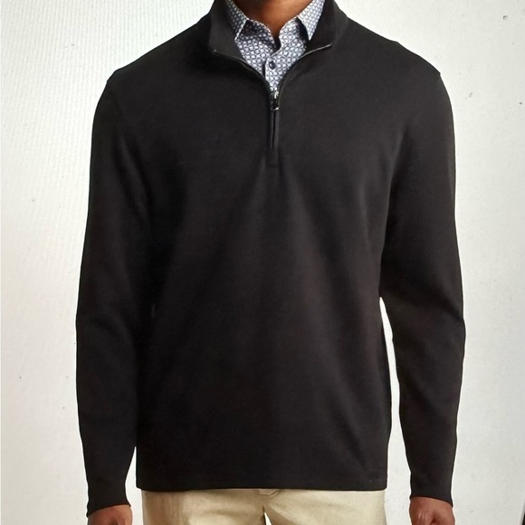 Zachary Prell Men's Joe Quarter Zip Pullover Navy NWT Sz M - Picture 12 of 12